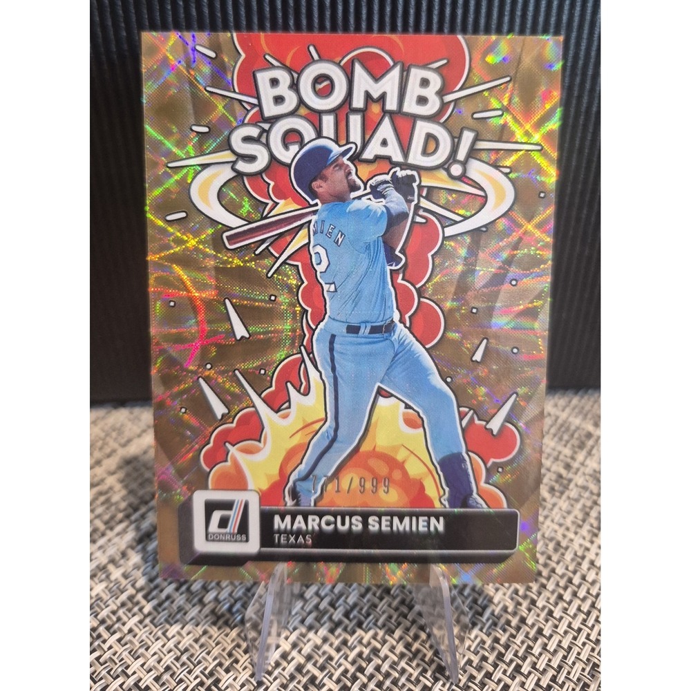 2022 Panini‎ Donruss - Bomb Squad Marcus Semien #BS-4 /999